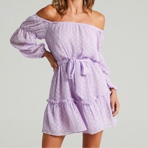 SHOWPO PARTY LIFE DRESS IN LILAC
